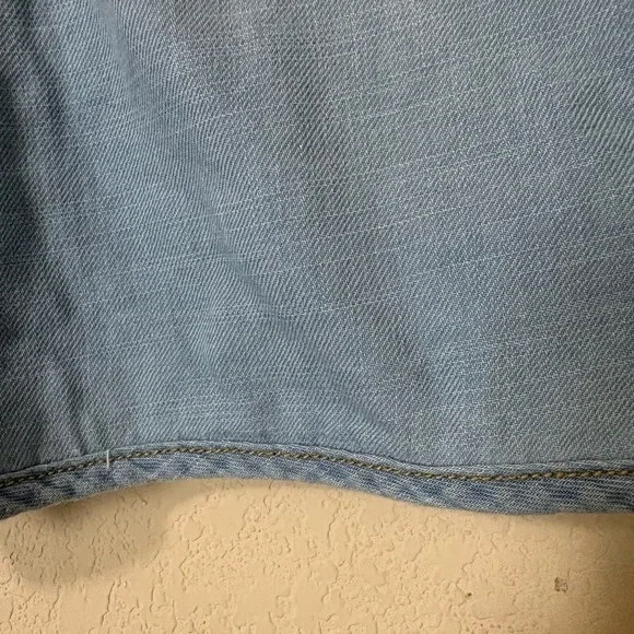 Urban Outfitters BDG Adriane Light Blue Relaxed Drawstring Shorts Size Large NWT - Picture 11 of 16